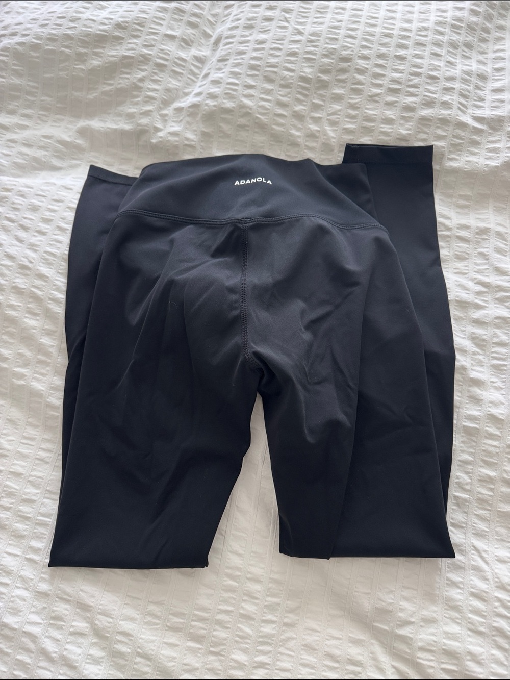 Adanola Black Performance High-Rise Leggings